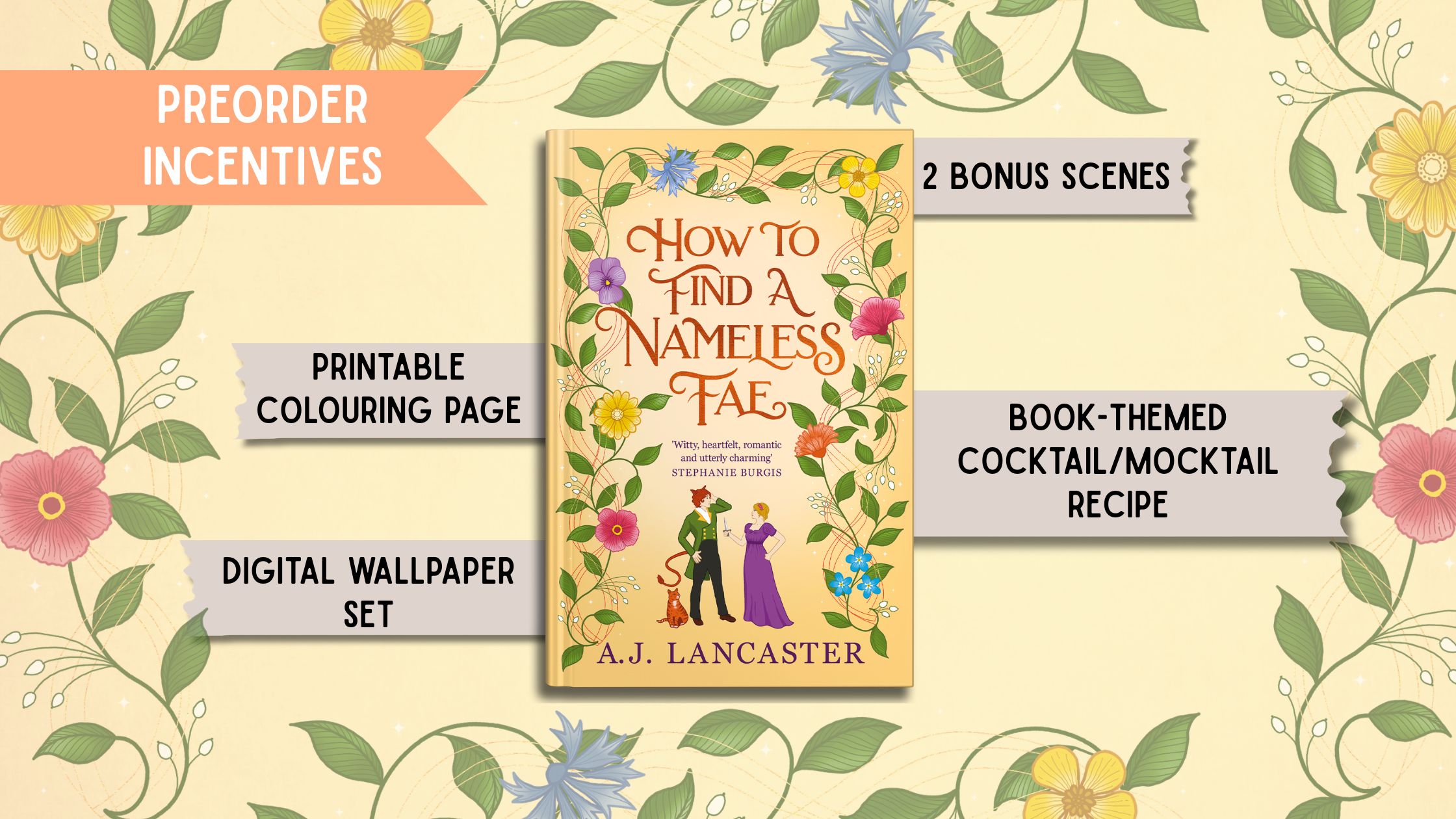 Pre-order bonus for How to Find a Nameless Fae